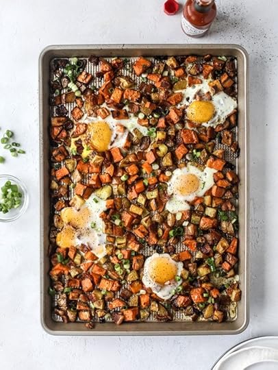 sheet pan breakfast I howsweteats.com #breakfast #sheetpan #sweetpotato #eggs #bacon