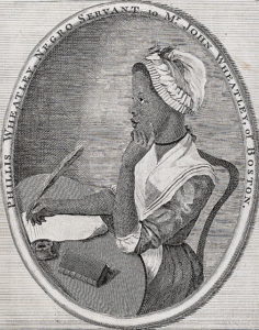 Phillis Wheatley, first African-American poet