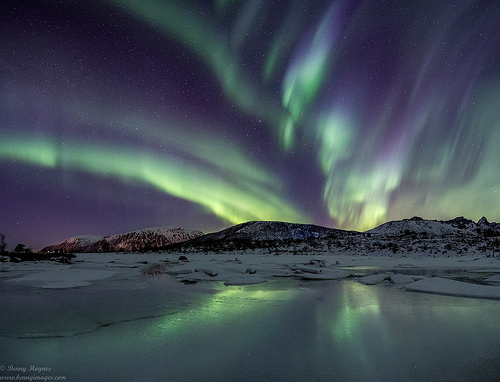 Aurora Magic over Vesterålen, Northern Norway. Photographer Benny Høynes