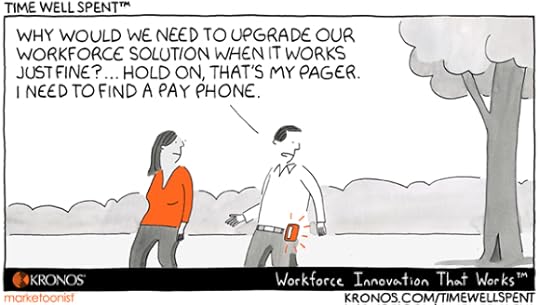 Time Well Spent Cartoon, Kronos, Kronos Time Well Spent, upgrade, technology, scheduling