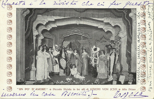 Giuseppe Visconti's home theatre in Milan