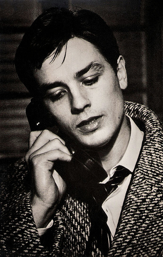 Alain Delon in Rocco e i suoi Fratelli (1960)