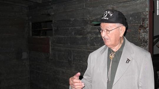 Acevedo toured the US Holocaust Memorial Museum in 2010. He broke down after stepping into this train car, saying it brought back memories of being shipped to Berga.