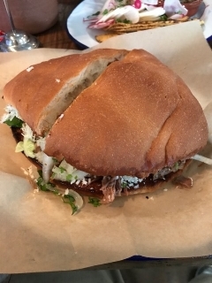 An amazing sandwich.