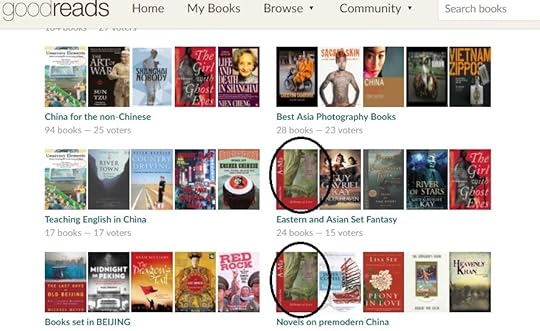 Goodreads Best Historical Fiction on China Lists