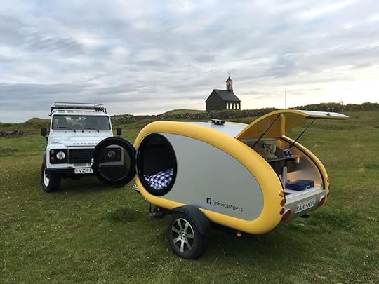 Mini campers in Iceland
