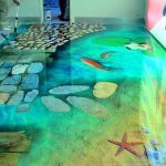 Mesmerizing Painting Designs On Concrete Floors 46 About Remodel Interior Decorating with Painting Designs On Concrete Floors