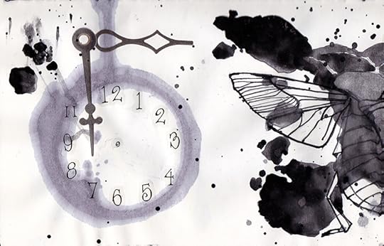 Beetle Time Rorschach Moleskine Postal notebook