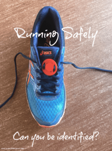 Running safely: can you be identified?