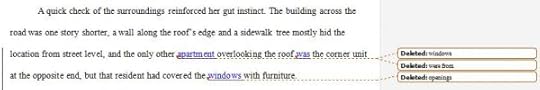 Example of a sentence tightened and strengthened.