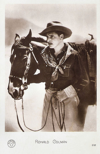 Ronald Colman in The Winning of Barbara Worth (1926)