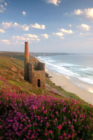 Old tin mine in Cornwall; the county is a source of lithium for nuclear fusion
