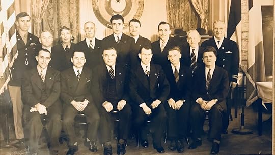  The Belgian Circle of Paterson, New Jersey from the 1950s. Grandpa's in the back row, center, next to the guy who looks like Albert Camus.&nbsp; 