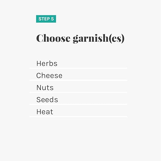 choose garnishes from The Fauxmartha