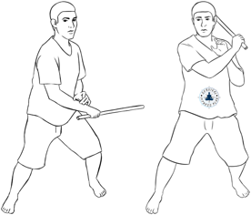 3 Stick Fighting Cutting Strikes, Survival Fitness Plan Self-Defense