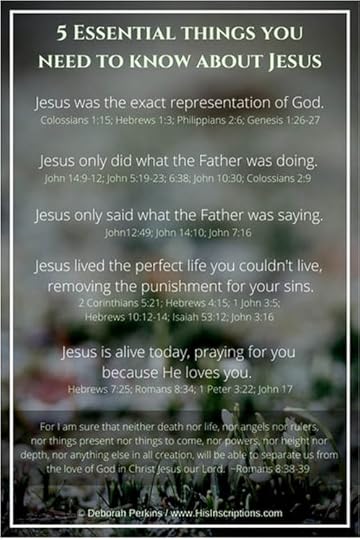 5 Essential Things You Need to Know About Jesus - article from Deborah Perkins of www.HisInscriptions.com #Easter #Jesus #Bible #God