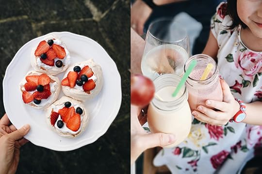 Easter-pavlova-and-drinks