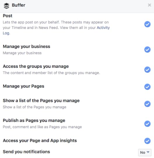 Facebook security settings