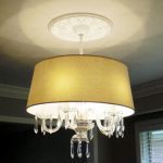 Cool Drum Shade Over Chandelier 20 In Decoration Ideas with Drum Shade Over Chandelier