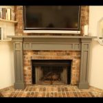Glamorous How To Build A Fireplace Mantel Over Brick 97 On Decoration Ideas with How To Build A Fireplace Mantel Over Brick