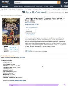 In-Print book with dummied page