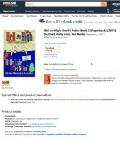 Create Space version of book with unreasonable price