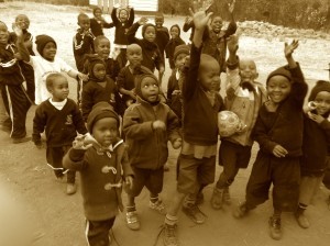 Children at Lunch break