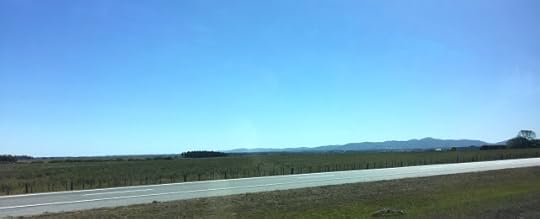 Wide-open countryside outside Montevideo