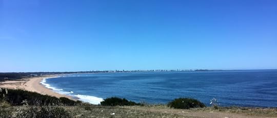 Punta del Este in distance