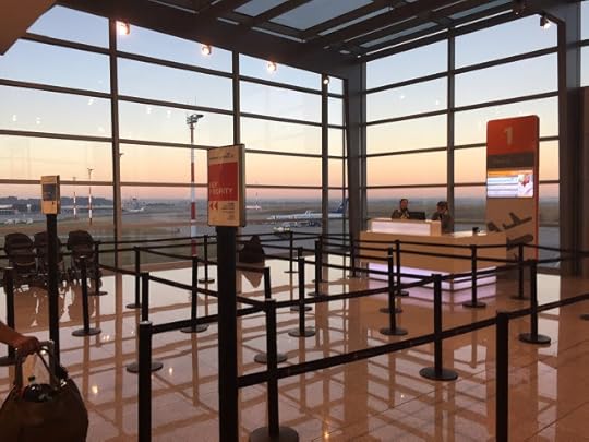 Dawn at airpot