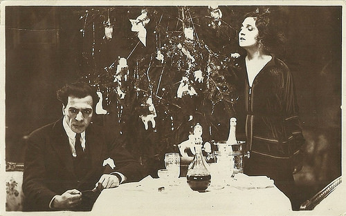 Maria Jacobini and Amleto Novelli in La casa di vetro
