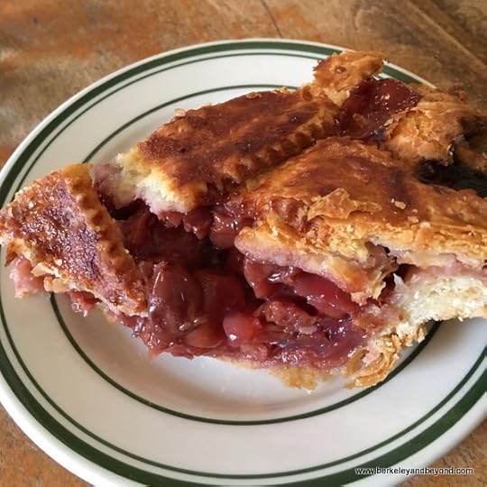slice of sour cherry pie at Lauretta Jean’s in Portland, Oregon