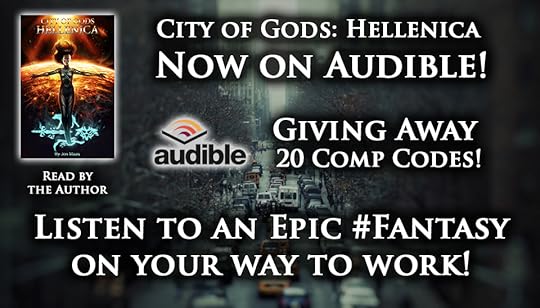 Promo for City of Gods: Hellenica - Available on Audible - Giving away 20 free Copies