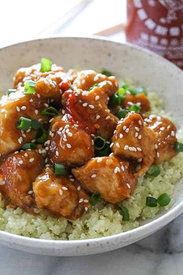 This lighter General Tso's Chicken is made with chunks of white meat chicken breast, lightly wok sautéed with an easy, healthier stir-fry sauce, and more than half the calories than if you ordered take-out!