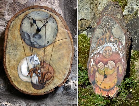 We Three & the Moon Balloon Clock and The Nisse Mother Clock