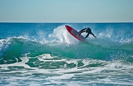 Surfing Ventura Beach California