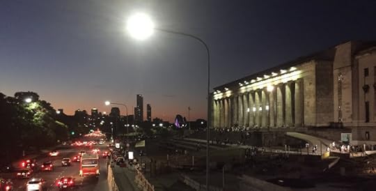 Facultad de Derecho de La Universidad de Buenos Aires at Night