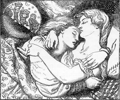 Rossetti illustration for Goblin Market