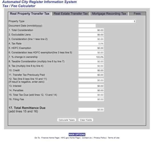 The Mortgage Recording Tax in NYC