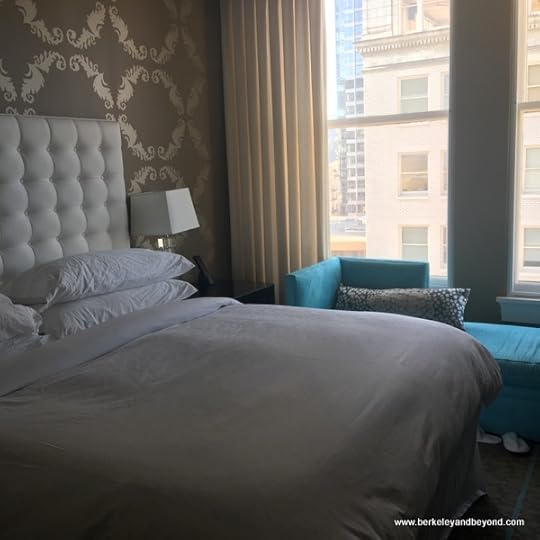 guest room at The Nines hotel in Portland, Oregon
