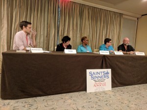 Saints and Sinners panel
