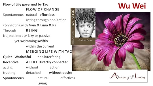 Wu Wei spiritual poem from Tree of Life True Story Novel with Spiritual Poetry (Alchemy of Love Mindfulness Training Book #9) by Nataša Nuit Pantović