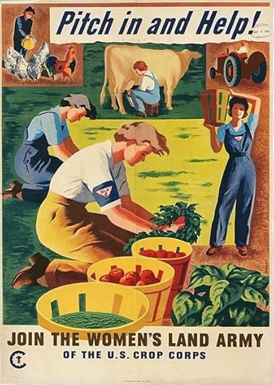 US poster for the Women’s Land Army, WWII