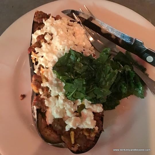 Lebanese eggplant at Mediterranean Exploration Company in Portland, Oregon