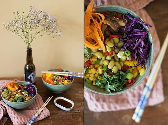 vegan poke bowl