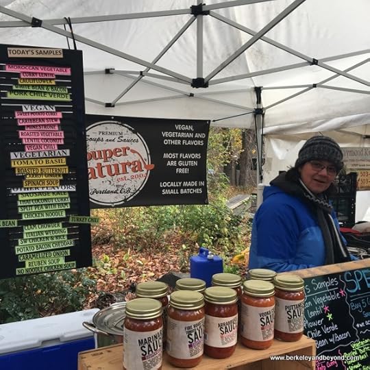 soups and sauces at Portland Farmers Market in Portland, Oregon