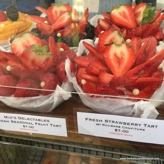 strawberry tart at Portland Farmers Market in Portland, Oregon