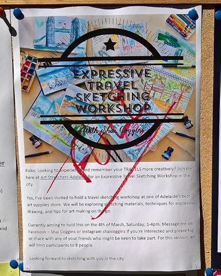 Expressive Travel Sketching Workshop - Adelaide