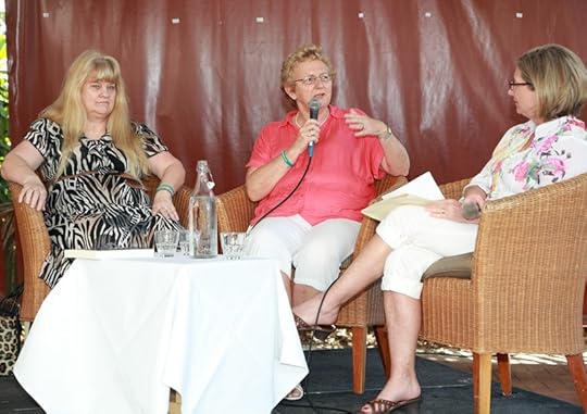 On a panel on non-fiction with Robyn Kienzle in conversation with Helene Young