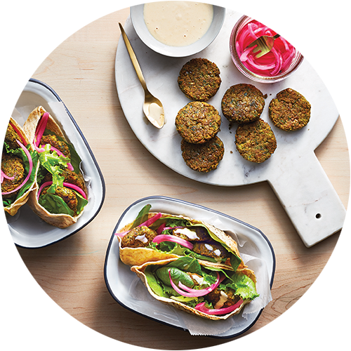 Baked Falafel from The Minimalist Kitchen and The Fauxmartha